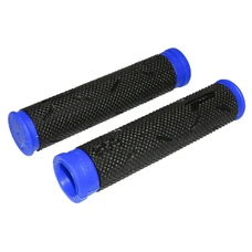 HAND GRIPS FOR MTB- PROGRIP 808 BLACK/BLUE Ø22mm L120mm (PAIR)