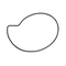 O'RING GASKET FOR WATER PUMP COVER "PIAGGIO GENUINE PART" COMMON TO THE RANGE MAXISCOOTER 400-500  -827884-
