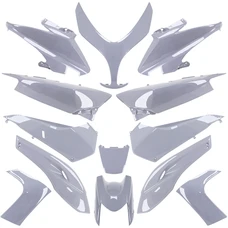 CARROSSERIE/CARENAGE MAXISCOOTER ADAPTABLE YAMAHA 500 TMAX 2008>2011 GRIS NARDO (KIT 13 PIECES) -P2R