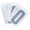 LICENSE PLATE NUMBER FOR MOTORBIKE/SCOOT 45mm PVC - 0 - (SOLD PER 10)