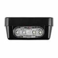 ECLAIRAGE DE PLAQUE IMMATRICULATION REPLAY RECTANGLE 4 LEDS PLASTIQUE NOIR (HOMOLOGUE CE)