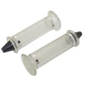 GRIP- REPLAY CONE TRANSPARENT/CARBON (PAIR)