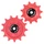 GALET DERAILLEUR TRIPEAK 11-13 DENTS ROULEMENT G5 CERAMIQUE POUR SHIMANO GRX/XT/RD-GRX810/815 11V. ROUGE (BLISTER DE 2)