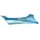 REAR COWL -LEFT- "PIAGGIO GENUINE PART" 125-250-300-400-500 MP3 BLUE 424 -62444600AF-