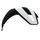 GARDE BOUE AVANT DROIT ORIGINE PIAGGIO 125-300 YOURBAN 2012> BLANC 544  -66713400BR-