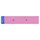 BANDE PLAQUE MOTO 520x110 POUR PVC VIERGE ROSE LOGO F (W ET WW GARAGE ET PROVISOIRE) (VENDU A L'UNITE)