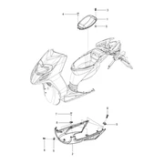 Helmet carrier cover-spoiler