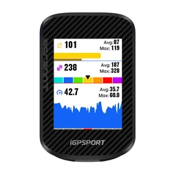 GPS / COMPTEUR iGPSPORT BSC300T COULEUR TACTILE LCD LAMINE - CARTOGRAPHIE -32Gb- AUTONOMIE 20H - MULTI FONCTION COMPATIBLE > STRAVA TRAINING PEAKS ET INSTA 360