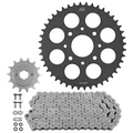 KIT CHAINE ADAPTABLE HONDA 125 XL V VARADERO 2000>2016 520 14x44 (DIAM COURONNE 58/90/8.5-10.5) (DEMULTIPLICATION ORIGINE) -JT SPROCKETS