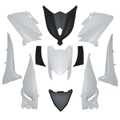 CARROSSERIE/CARENAGE MAXISCOOTER ADAPTABLE YAMAHA 530 TMAX 2012>2014 BLANC BRILLANT (KIT 11 PIECES) -P2R