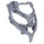 CARENAGE/FACE AVANT ORIGINE PIAGGIO 400-530 MP3 2022> GRIS TITANIO EZ -1B011680000EZ-
