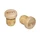 HANDLEBAR END PLUG- FOR ROAD BIKE--TO PRESS- VINTAGE P2R -CORK EFFECT (PAIR)