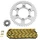 KIT CHAINE ADAPTABLE RIEJU 50 RR SM SPIKE 1999>2002, RJ SM 1999>2002 420 12x48 (DIAM COURONNE 80/100/8.5) (DEMULTIPLICATION ORIGINE) -AFAM