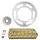 KIT CHAINE ADAPTABLE YAMAHA 800 FZ8 N 2010>2016 525 16x46 (DIAM COURONNE 130/150/10.5) (DEMULTIPLICATION ORIGINE) -AFAM