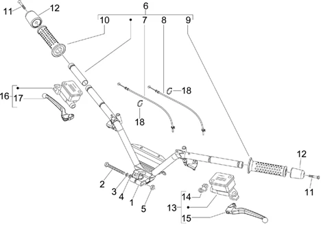 Guidon - Maître cylindre