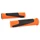 HAND GRIPS FOR MTB- NEWTON DUAL COMPOUND- ORANGE/BLACK L130mm (PAIR)