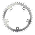 CHAINRING FOR TRACK BIKE- 5 Arms- 46T.Ø 144 ALUMINIUM SILVER 7075 FOR CHAIN 3.17mm (1"1/8) TA