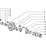 Moyeu-Joint Elastique Roue Ar.