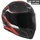 CASQUE INTEGRAL MOTO ADX AI400 EVO NOIR/ROUGE MAT XL (SIMPLE ECRAN) (ECE 22.06)