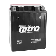 BATTERIE 12V 12 Ah YTX14AHL-BS NITRO MF SANS ENTRETIEN AVEC PACK ACIDE (Lg134xL89xH166mm)