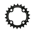 CHAINRING FOR MTB - 4 Arms- DOUBLE/TRIPLE 32T.Ø 104 -OUTER- CHINOOK ALUMINIUM BLACK- TA FOR SHIMANO / SRAM / RACE FACE / FSA 10/11 SPEED-. COMPATIBLE IN MID POSITION FOR TRIPLE