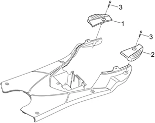Carrosserie centrale III - R-pied pass.