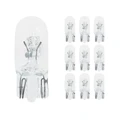 AMPOULE/LAMPE STANDARD 12V 5W CULOT W2,1x9,5d NORME W5W WEDGE BLANC (COMPTEUR ET CLIGNOTANT) (BOITE DE 10) -FLOSSER