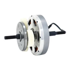 REAR WHEEL STATOR FOR BAFANG ENGINE 36V/250W SILVER - CENTERS GAP 135mm - DISC BRAKE - COMPATIBLE 26"