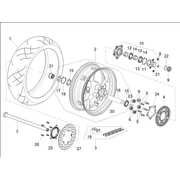 Roue arrière