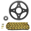 KIT CHAINE ADAPTABLE YAMAHA 50 TZR 1997>2000 420 12x47 (DIAM COURONNE 54/92/10.5) (DEMULTIPLICATION ORIGINE) -AFAM