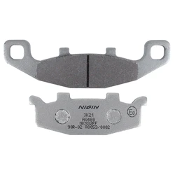 PLAQUETTE DE FREIN NISSIN POUR KAWASAKI 1100 ZEPHYR AR, 1100 ZZR 1990>2001 AR, 1000 ZX-10 1988>1990 AV/AR, 550-750 ZEPHIR AV / HYOSUNG 250-600 COMET 2002> AV (A0480) (SEMI METAL)  -ECE R90-