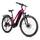 VELO ELECTRIQUE/VAE VTC 28 LEADER FOX BARNET 2025 FEMME VIOLET 9V MOTEUR CENTRAL BAFANG M510 36V 95Nm BATTERIE 20Ah (18'' - H46cm - TAILLE M - POUR ADULTE DE 168cm à 178cm)