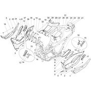 Protection centrale - Repose-pieds