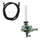 ROBINET ESSENCE SCOOT ADAPTABLE MBK 50 BOOSTER 2004>, NITRO/YAMAHA 50 BWS 2004>, AEROX/GILERA 50 STALKER/PEUGEOT 50 TKR AVEC DURITE NOIR DIAM 5/8mm 1M + 2 COLLIERS (KIT)