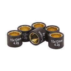 GALET/ROULEAU SCOOT MAGNETI MARELLI 15x12 4,2g (x6) POUR MBK 50 BOOSTER, NITRO, OVETTO, STUNT/YAMAHA 50 BWS, AEROX, NEOS, SLIDER