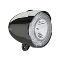 ECLAIRAGE VELO A PILE AVANT SUR GARDE-BOUE / PATTE AXA CLASSIC 706 LED 15 LUX NOIR AVEC INTERRUPTEUR LIVRE AVEC 3 PILES AAA
