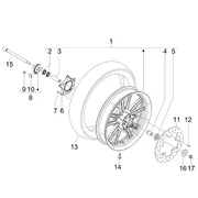 Roue avant 