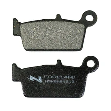 PLAQUETTE DE FREIN NEWFREN POUR GAS GAS 300 EC 2000>2010 AR / SUZUKI 250 RM 1996>2008 AR / YAMAHA 250 WR X 2008>2013 AR, 125 YZ 1998>2002 AR (L 75mm - H 36mm - P 10.5mm)  (FD0114BD)  (DIRT ORGANIQUE)