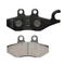 FRONT BRAKE PADS - "PIAGGIO GENUINE PART" 125 BEVERLY 2010> , FLY 2013> , LIBERTY 2013> , 300 BEVERLY 2010> , 300 VESPA GTS 2012> , 250 VESPA GTS 2005> , 500 X10 2012> , 350 BEVERLY 2013> (PAIR)  -651253-