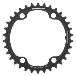 PLATEAU ROUTE 4BRA D.110 POUR SHIMANO ULTEGRA 6800 STRONGLIGHT CT2 34DTS INTERIEUR NOIR COMPATIBLE DURA-ACE 9200 12V.