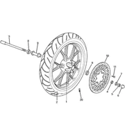 Roue avant